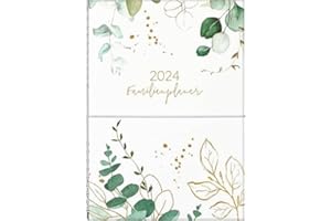 ARTFAN Kalender 2024 - Terminplaner 2024 Buchkalender für bis zu 4 Personen, familienkalender 2024 von Januar 2024 bis December 2024, Gummiband, Spiralgebunden - Blätter