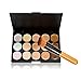 Produktbild westeng Profi Make Up Pinsel Kosmetik Foundation Face Powder Rouge Pinsel + 15 Farben Concealer