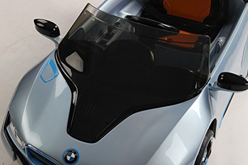 BMW i8 Concept White, Original Licenced Battery Powered Electric Ride-on Kids Car, 2x Engine, 12 V Battery, With Parental Remote Control, Rechargeable Battery