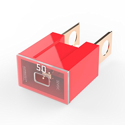 Auprotec® PAL B Fusibles bloque macho OTO BT fusible japonés 30A - 140A selección: 50A Ampere rojo, 3 piezas