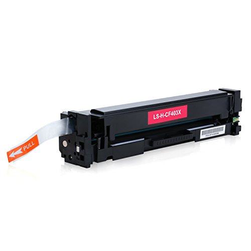 Logic-Seek Toner kompatibel zu HP CF403X für HP Laserjet Pro MFP M277dw, Laserjet Pro MFP M277n, Laserjet Pro MFP M274n, Laserjet Pro M252dw, Laserjet Pro M250 Series – 201X – Magenta 2.300 Seiten - 2