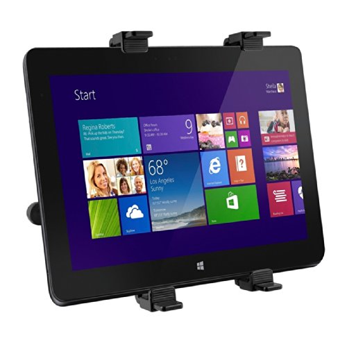 kwmobile Tablet Kopfstützenhalterung für Dell Venue 11 Pro Schwarz - Auto KFZ Kopfstütze Tablethalterung