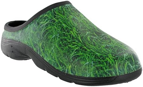 Unisex Out Door Clog Garden Waterproof Shoes Gardening Mens Womens (UK 9 , Grass)