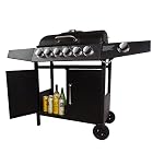 CCLIFE Gasgrill Gas Grill Grillwagen BBQ 3/4/5/6 Hauptbrenner mit Seitenkocher Gas-Grill Tüv Geprüft – Bild 8