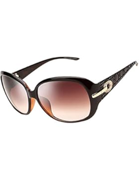 Duco Klassische Modische Damen Sonnenbrille mit übergroßen polarisierten Gläsern 100% UV-Schutz 6214
