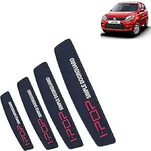 Aksmit Car Door Scratch Guard Compact Design, Soft Cushion, Anti Scratch(Black) for Universal for Alto 800