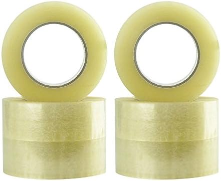 6 pack Packing Tape: 4 cm* 200metre , high performance,Super Strong,Very Sticky, Conveniently Packaged, available in pack of 6