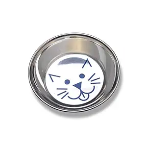 Stainless Steel Saucer Style Cat Dish