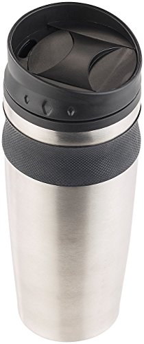 Rosenstein & Söhne XL-Edelstahl-Isolierbecher, doppelwandig, hält warm und kalt, 450 ml - 3