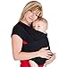 Yuda Baby Sling Wrap Stretchy Wrap Carrier (Black)