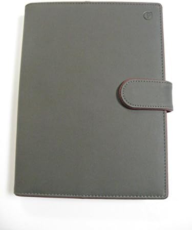 Block Agenda Mobile 2018 in PU, Closure with Button Sky F. to 14.5 x 20.5 cm Daily Grey Art.215535 F-gr
