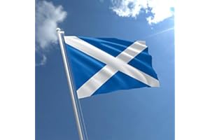 My Planet Large 5'x3' Scotland Flag Premium Quality Scottish Supporter Fans Decoration Flag
