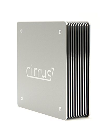 cirrus7 nimbus v2 – lautloser, lüfterloser mini-PC – passiv gekühlt – Intel Celeron G3930T (35W TDP), 2.7GHz – 8GB DDR4 RAM – 120GB SSD – Ubuntu Desktop 16.04 LTS - 3