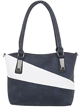 iTal-dEsiGn Damentasche Kleine Schultertasche Used Optik Handtasche Kunstleder TA-C-571