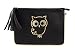 Piccadilly bags Black owl laser cut oversized clutch (A153) RS.1050.00