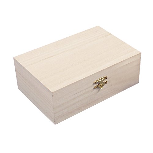 Rayher 6153200 Holz-Schatulle, 15x10x5,5 cm - wurde ersetzt durch: 62295000