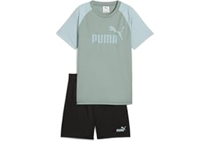 ‎PUMA PUMA Jungen Ess No.1 Logo Poly Tee And Shorts Set B Gestrickte Anzüge (1er Pack)