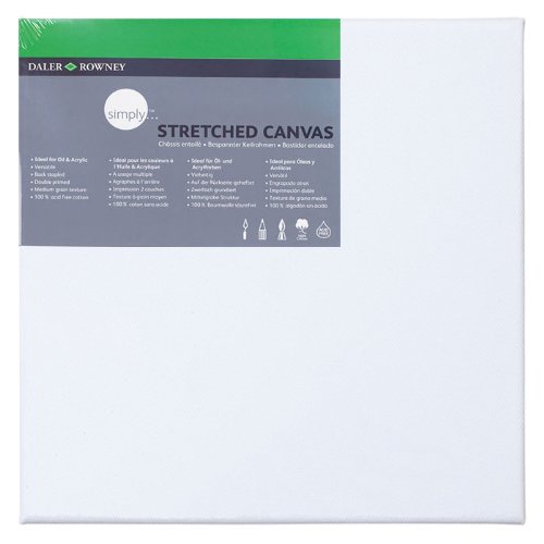 Daler Rowney Simply Keilrahmen Leinwand 15x15cm