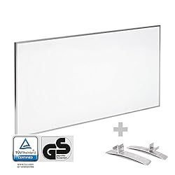Pannello Riscaldante A Infrarossi Viesta H700-GW 700W – Vetro Bianco Sicuro – Tecnologia Carbon Crystal – Elettrico Ad Alta Efficienza