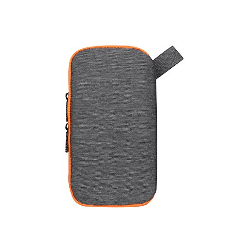 BUBM Organizer Tragetasche USB-Speicherstick Karte Bewahrungstasche für Elektronische Zubehöre Reise Organisasor Tasche mit Griff (Klein, Grau） - 4