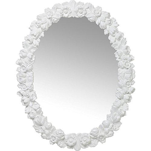 Kare 81144 Spiegel Fiorellino Möbel, Plastik, weiß, 5 x 74 x 94 cm - 4