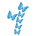 Produktbild Malloom 12x 3D Schmetterling Wandaufkleber Kühlschrankmagnet Room Decor Aufkleber Applique