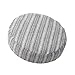 Produktbild feieldi Trade 35/40 cm Barhocker-Bezüge rund Stuhl-Sitzbezüge Schonbezüge – Runder Leinenstuhl-Bezug – antifouling, abnehmbar, dehnbar, waschbar, Rutschfest, Gray Stripes, 40 cm