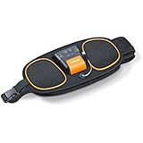Beurer EM-39 - Cinturón electroestimulador abdominal - lumbar 2 en 1, color negro