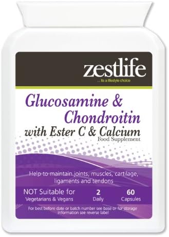 Zestlife Glucosamine & Chondroitin with Ester C & Calcium 60 Capsules