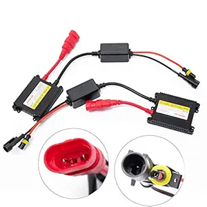 Xriziray 2PCS DC HID Ballast 55W 12V Super Slim Xenon Ballast For H1 H3 H7 H8 H9 H11 9005 9006 H4