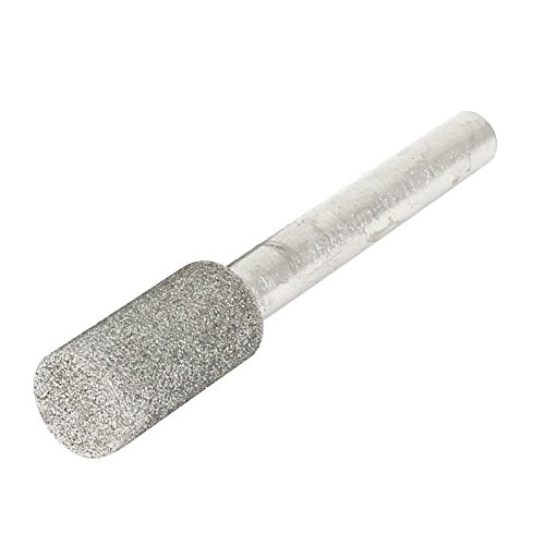 TOOGOO(R) 2stk 6mm Schaft 10mm Durchmesser Zylinder Kopf Schleif Diamant Schleifstift - 3