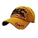 Produktbild UFACEStickerei Brief Baseball Cap Visor Gestickte Sommer-Kappen-Hüte für Mann-Frauen-zufällige Hüte Hip Hop-Baseballmützen (Gelb)