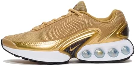 Nike HJ9638 W Air Max DN Prm Donna, Metallic Gold/Metallic Gold-Black-White EU 36.5