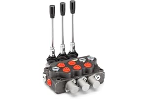 FKS Hydro HM 3/3 Sektion Monoblocksteuergerät 2 x doppelt-, 1 x einfachwirkend optionale Druckweiterführung 315 bar Hydraulikventil Handhebelventil