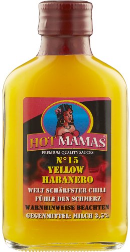 Preisvergleich Produktbild HotMamas Chilisauce yellow Habanero No 15 100ml