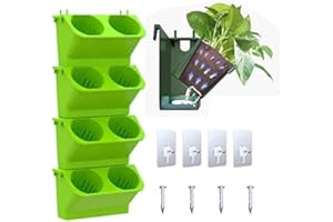 HAXIQIWAY Self Watering Vertical Pocket Garden Wall Planter Outdoor Hanging for Indoor/Outdoor/Balcony/Terrace Decoration