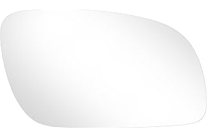 Mingke Verre de Rétroviseur Droite Compatible avec Volkswagen VW Touran 2003-2009,Glace Retroviseur Exterieur avec Chauffant et Plaque de Support