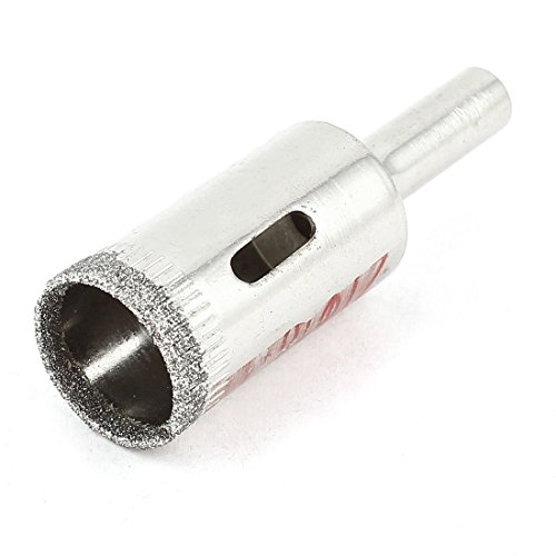 Preisvergleich Produktbild sourcingmap® Silber 16mm Schneiden Durchmesser Glas Tile Lochsäge Cutter