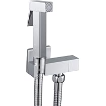 Ibergrif Doccetta Bidet Con Supporto - Spruzzatore Per WC Con Flessibile Cromato, Facile Da Installare - Foto 6