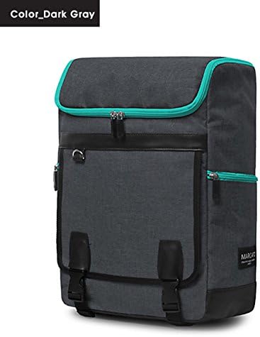 Backpack Messenger Tote Bags Laptop Polyester, British Style College School Backpack, Classic Student Weekend Bag, Casual Daypacks, Travel Rucksack, Bookbag for Boys & Girls (Dark Gray)