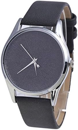 2018 New Women Wrist Watches, GreatestPAK Simple Business Fashion Leather Quartz Watch (Black)