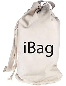 Shirtstreet24, iBag, bedruckter Seesack Umhängetasche Schultertasche Beutel Bag
