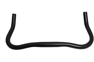 UPANBIKE Vélo Bullhorn Guidon En Alliage D'aluminium 25.4mm 37 cm Pour Pignon Fixe Vélo Vélo De Route Noir