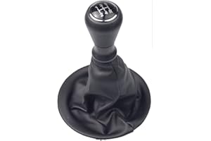 Hacreyatu Pommeau de levier de vitesse manuel 5 vitesses pour Citroën Berlingo II 2008-2018 pour Peugeot Partner 2008-2018 (Style B)