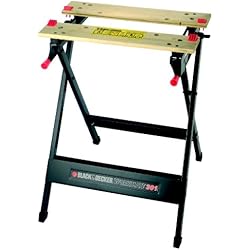 BLACK+DECKER WM301 - Banco de trabajo, bambú y acero