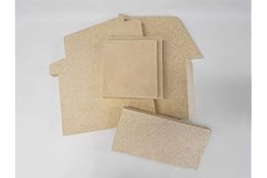 Stovax FB25310150 Brunel 1A-Back Vermiculite Fire Brick, Beige