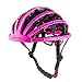 Produktbild Fahrradhelm Herren Damen Erwachsene Fahrrad Zyklus Helm Faltbarer Fahrradhelm Bike Folding Ultralight Unisex Fahrradhelm 56-62cm Erwachsene Fahrradhelm,Foldable Basic Fahrradhelm (Pink)