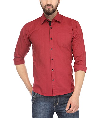 Jainish Mens Cotton Casual Shirt (Available in various Colour Options) - Amazon