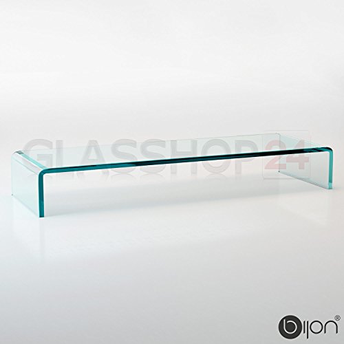 bijon® TV-Glasaufsatz Monitor Erhöhung (B/T/H) 1000x300x130mm – klar - 3