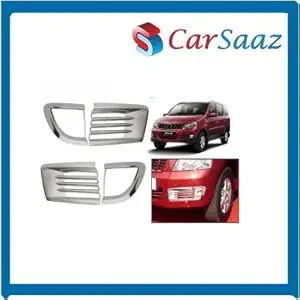 CAR SAAZ Fog Lamp Chrome/Rim for Mahinra Xylo Type 1